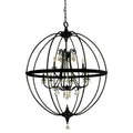 Candle chandelier - Zora Crest for dining room view 1