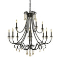 Candle chandelier - Nova Crest for dining room view 1