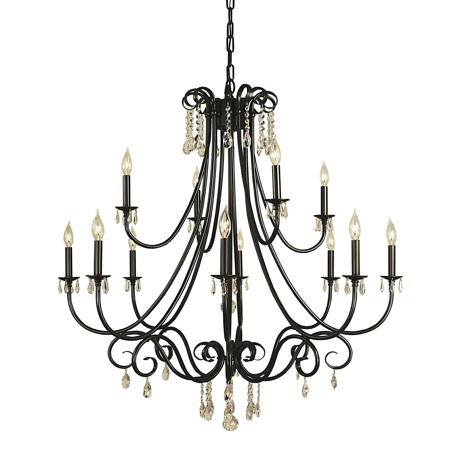 Candle chandelier - Nova Crest for dining room view 1