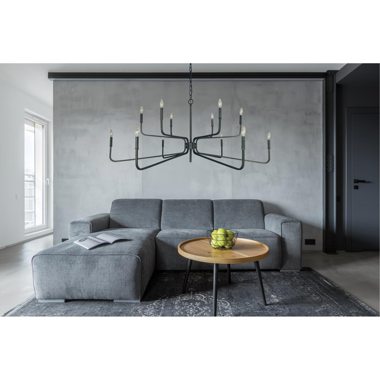 Candle chandelier - Riven Vale for dining room view 1