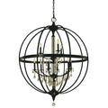 Candle chandelier - Xara Crest for dining room view 1