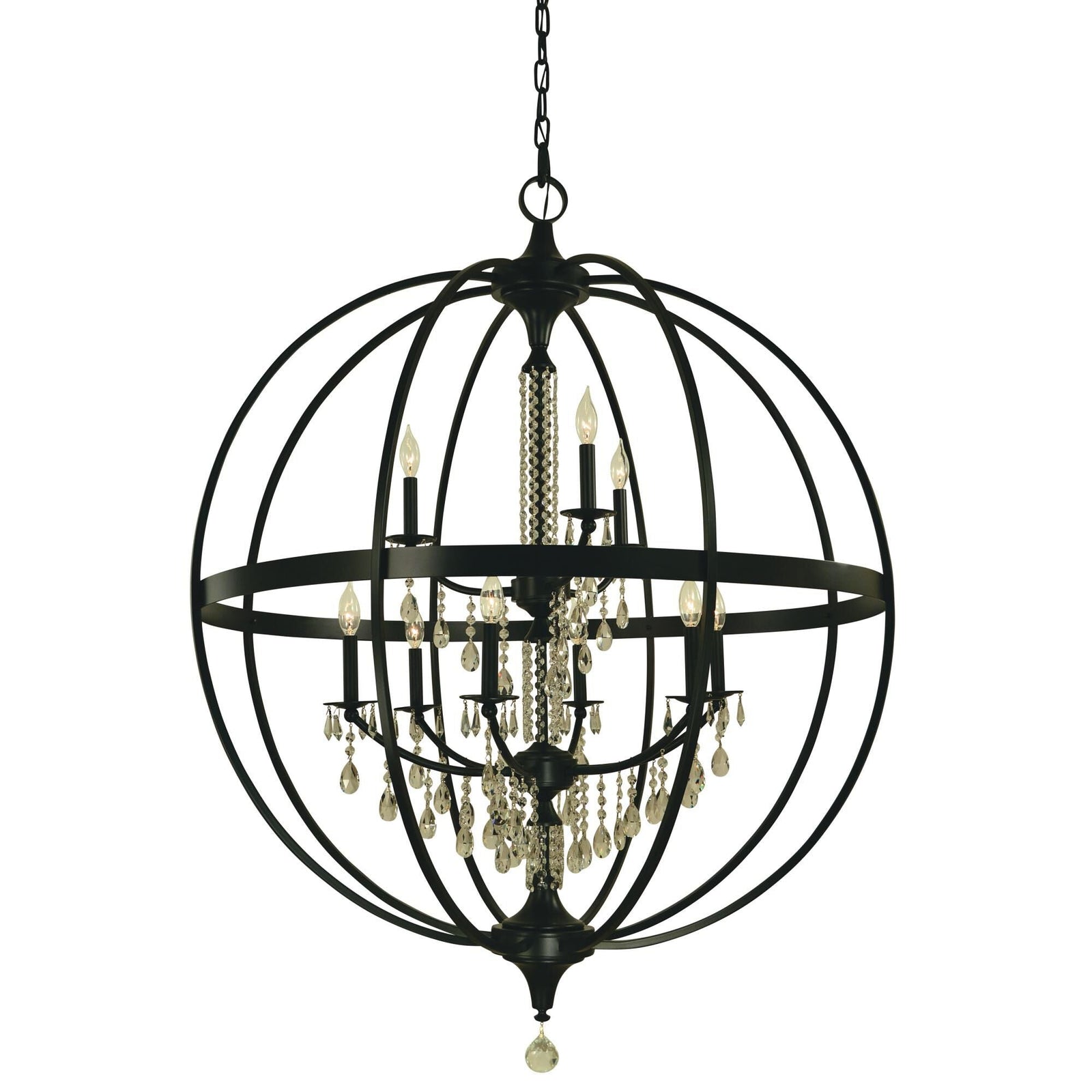 Candle chandelier - Xara Crest for dining room view 1
