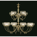 15-Light 44 in. Chandelier - Zinnia Vale for dining room view 1