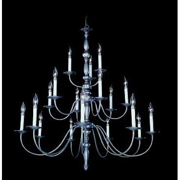 Candle chandelier - Keira Crest for dining room view 1