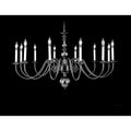 Candle chandelier - Una Vale for dining room view 1