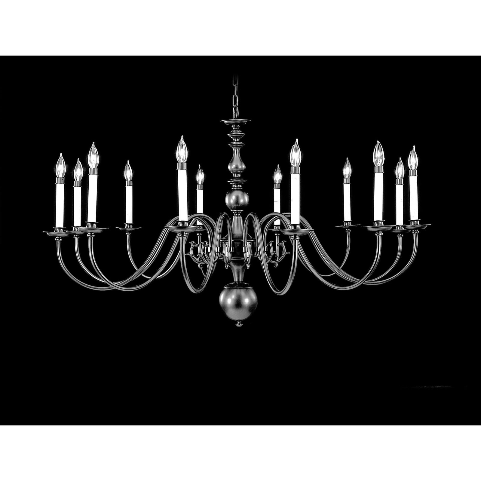 Candle chandelier - Una Vale for dining room view 1