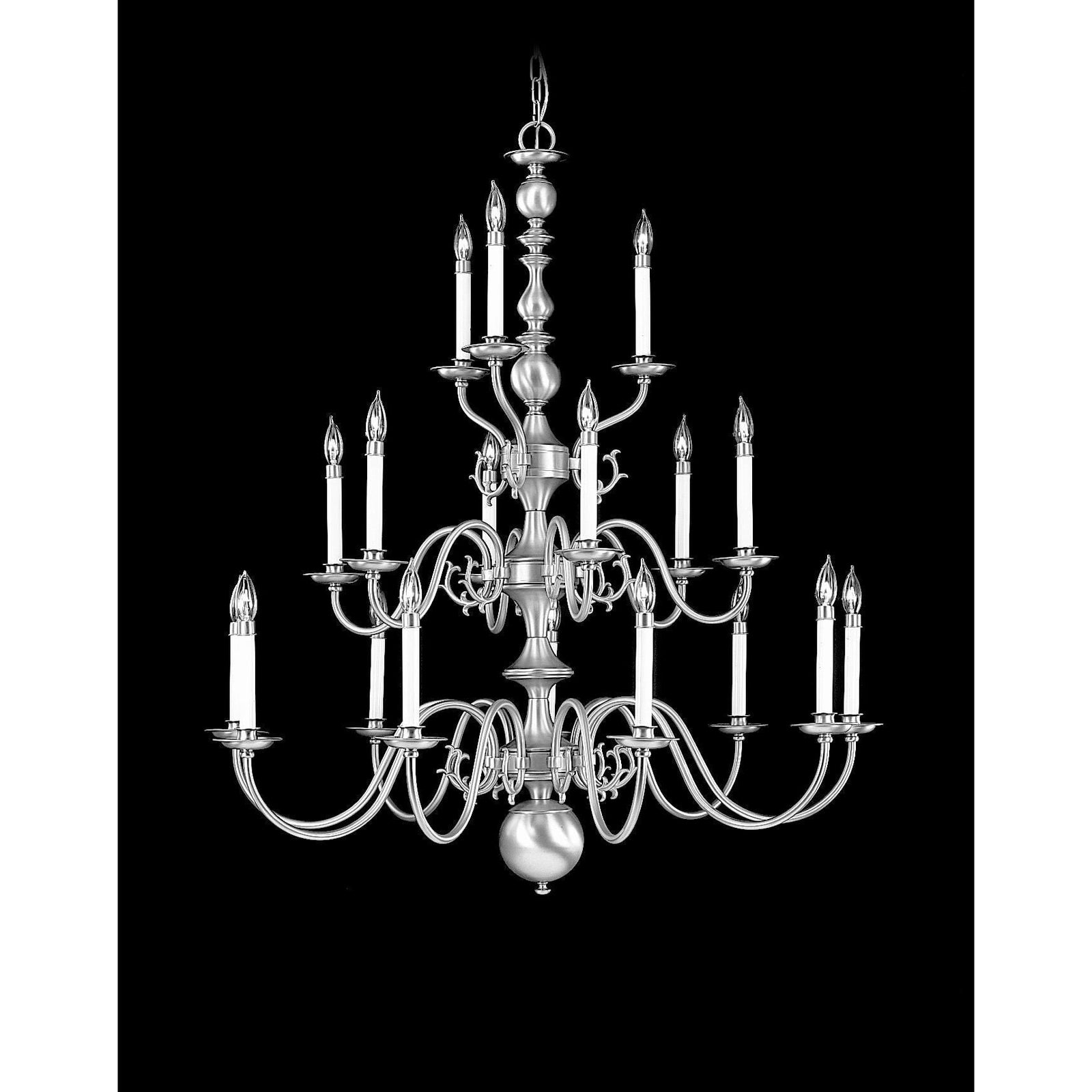 Candle chandelier - Oriel Crest for dining room view 1