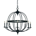 Candle chandelier - Kora Bloom for dining room view 1