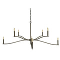 Candle chandelier - Xara Bloom for dining room view 1