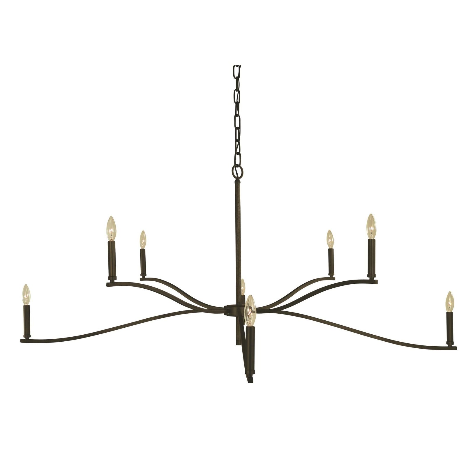 Candle chandelier - Xara Bloom for dining room view 1