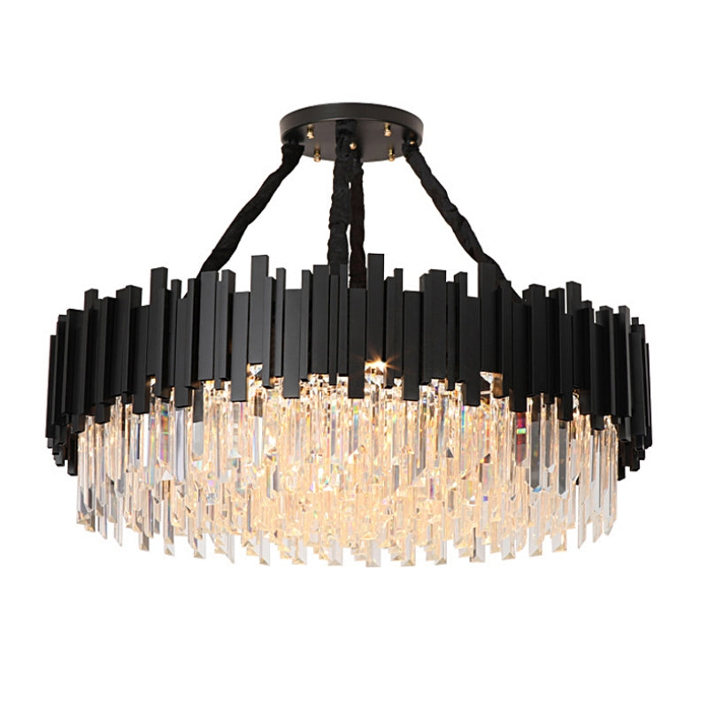 Black Crystal chandelier - Tova House for dining room view 7