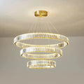 Crystal Tiered chandelier - Hollis Bay for dining room view 1