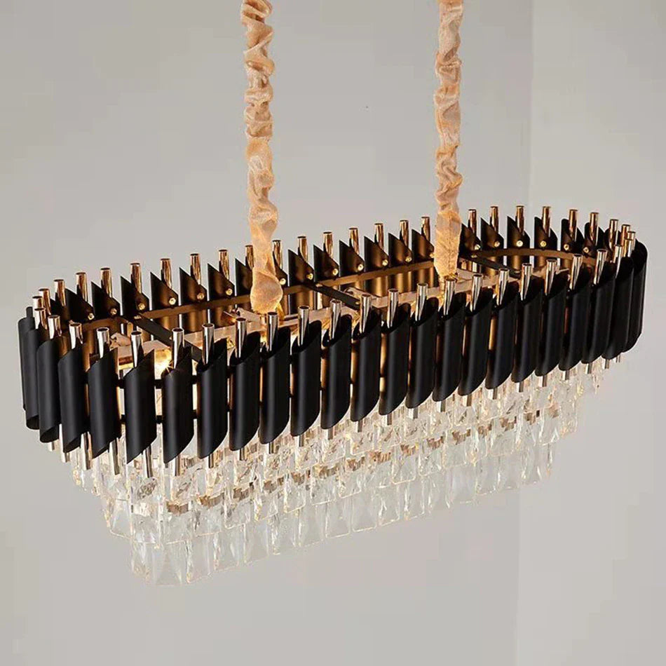 Clear Crystal chandelier - Uma Bay for dining room view 5