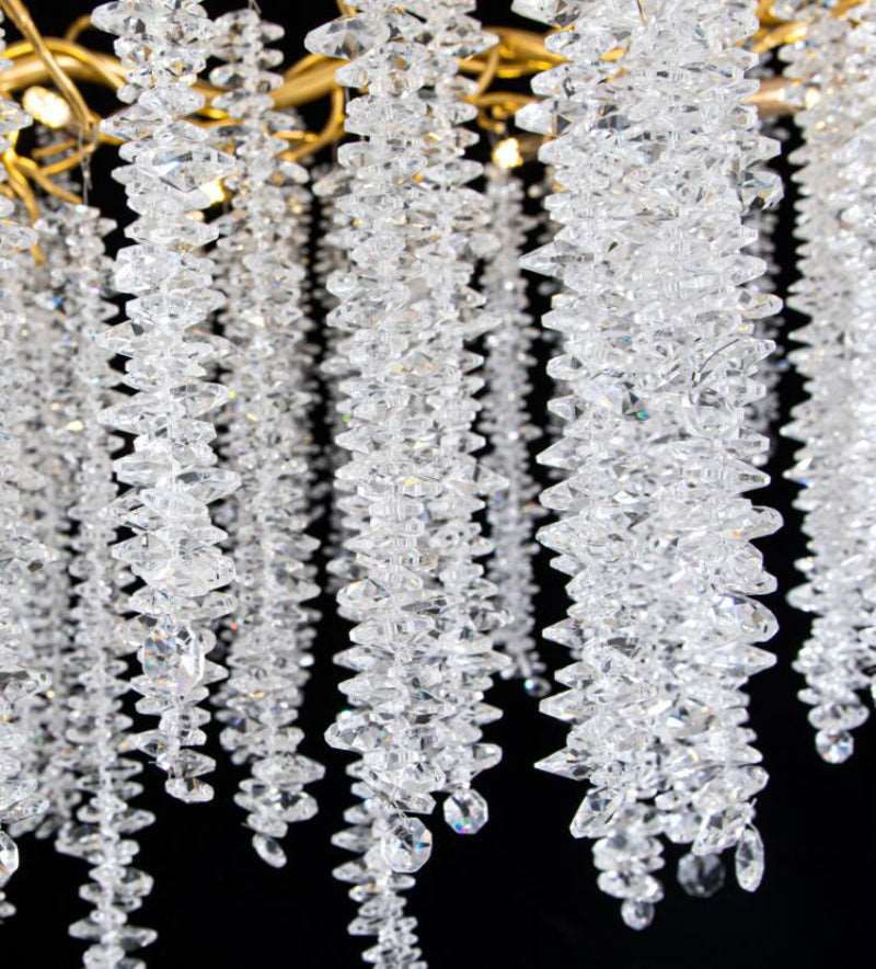 Clear Crystal chandelier - Tova Lane for dining room view 6