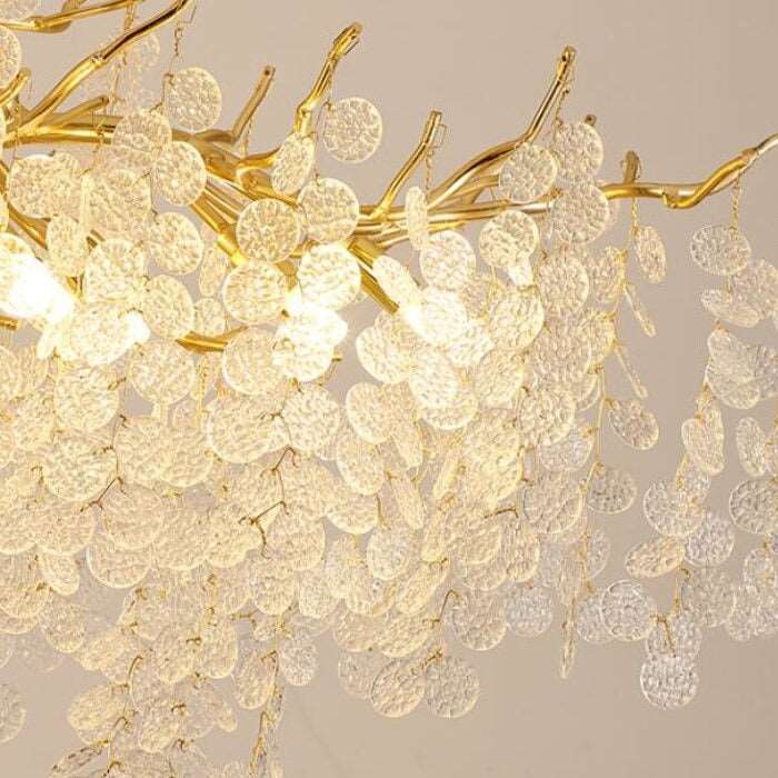 Crystal chandelier - Yule Court for dining room view 4