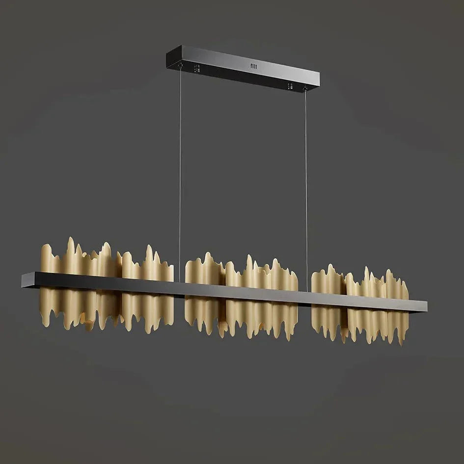 Brass Brass chandelier - Clara Lane for dining room view 3