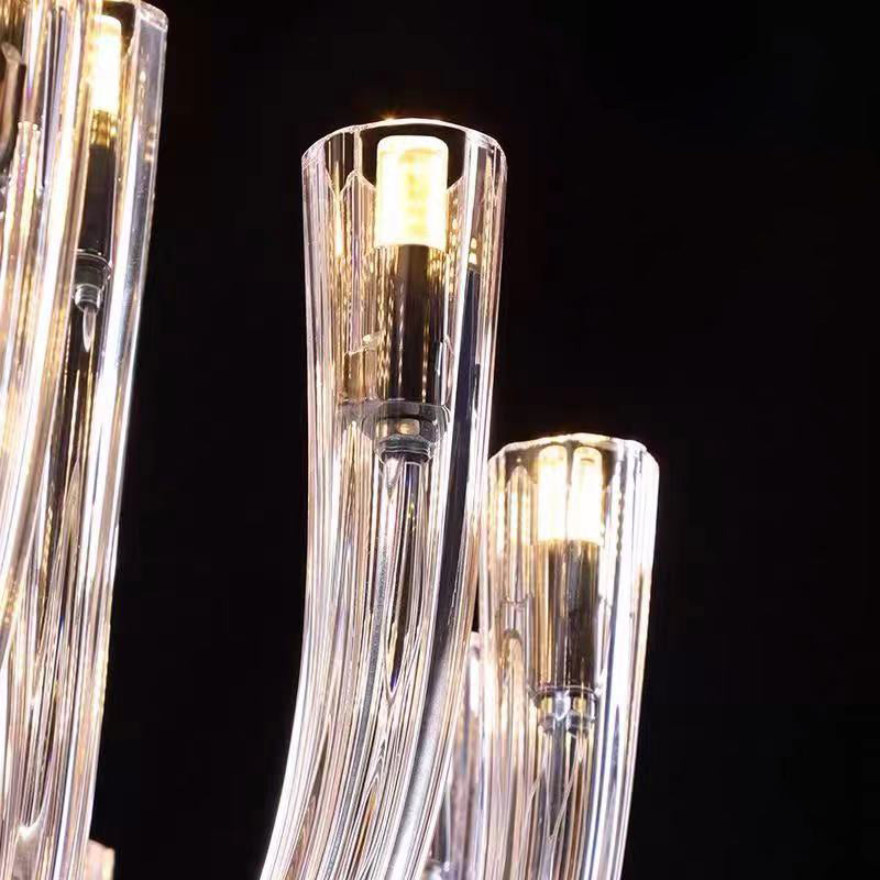 Glass chandelier - Lumen Bay for dining room view 4