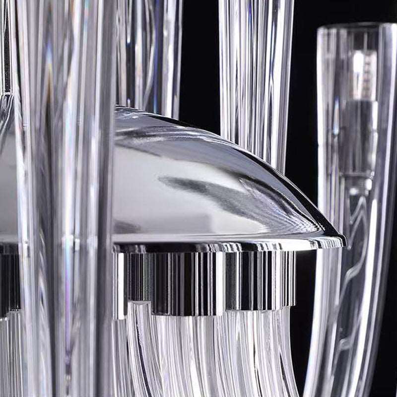 Glass chandelier - Lumen Bay for dining room view 5
