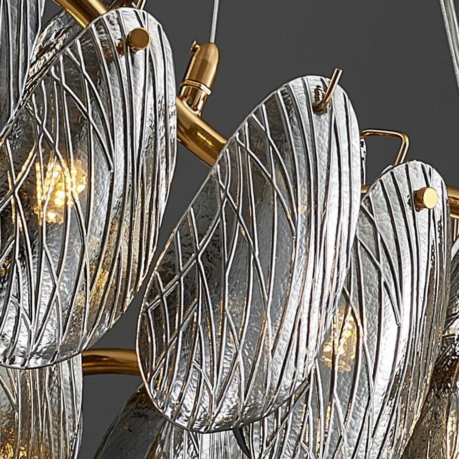 Glass chandelier - Nerea Lane for dining room view 6