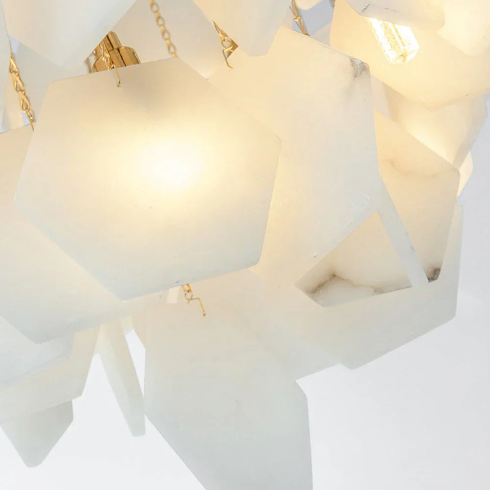 Brass Brass chandelier - Junia House for dining room view 6