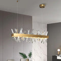 Clear Crystal chandelier - Celia Court for dining room view 1