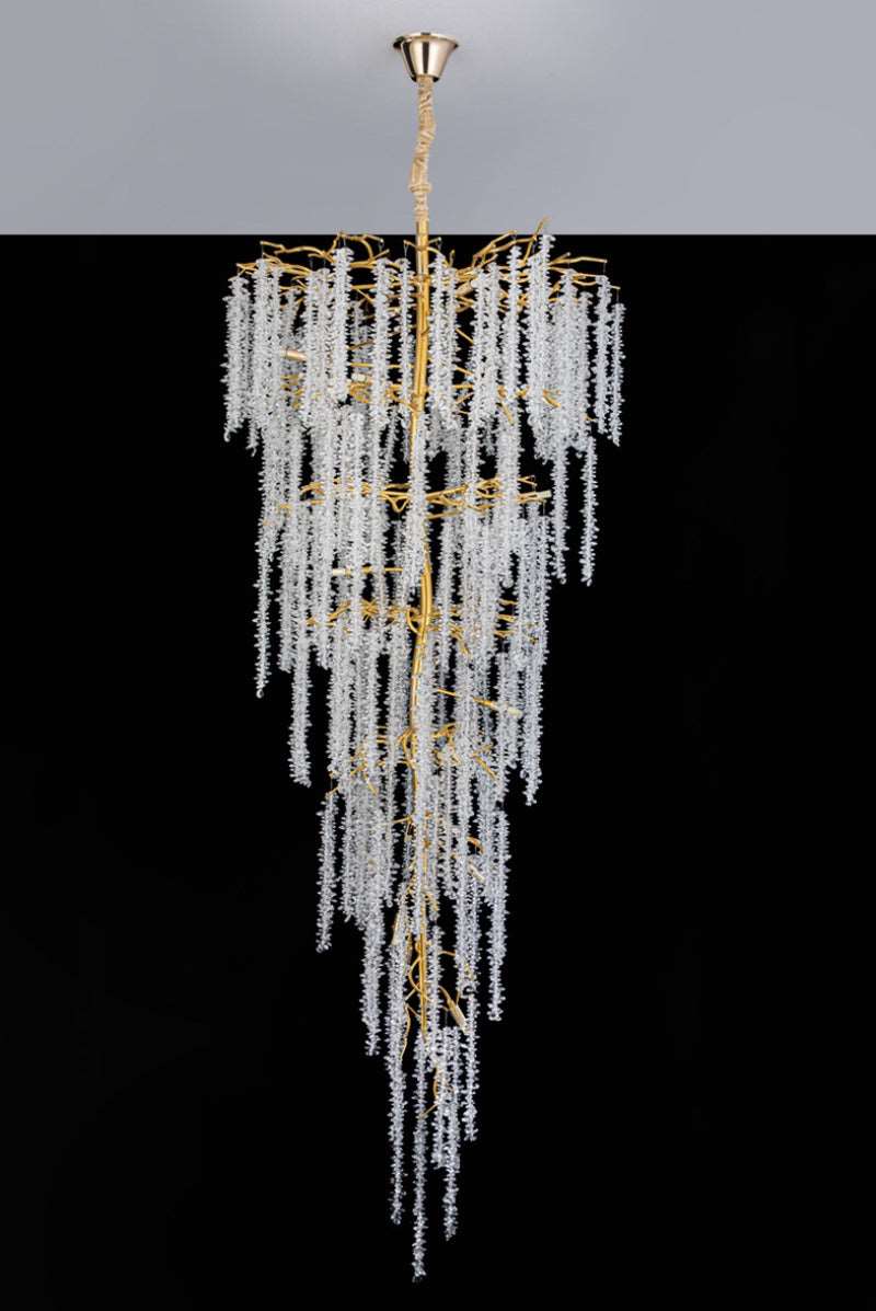 Clear Crystal chandelier - Tova Lane for dining room view 5