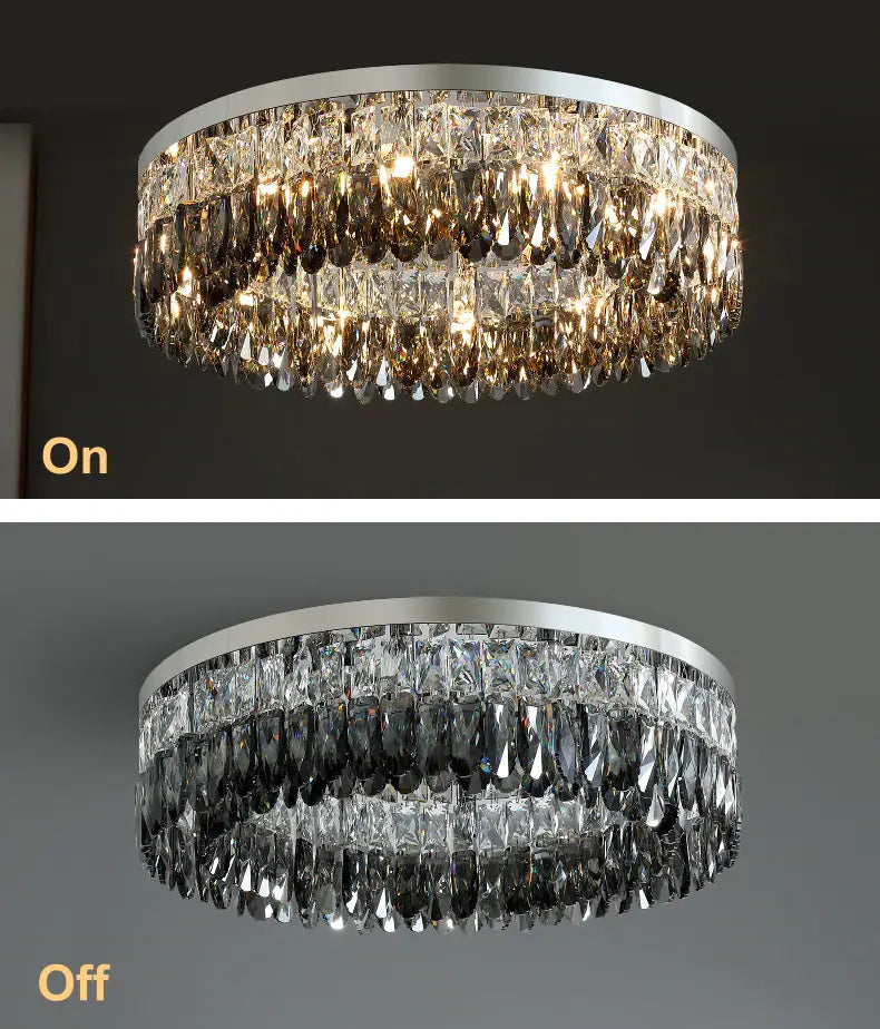 Clear Crystal chandelier - Alden Bay for dining room view 5