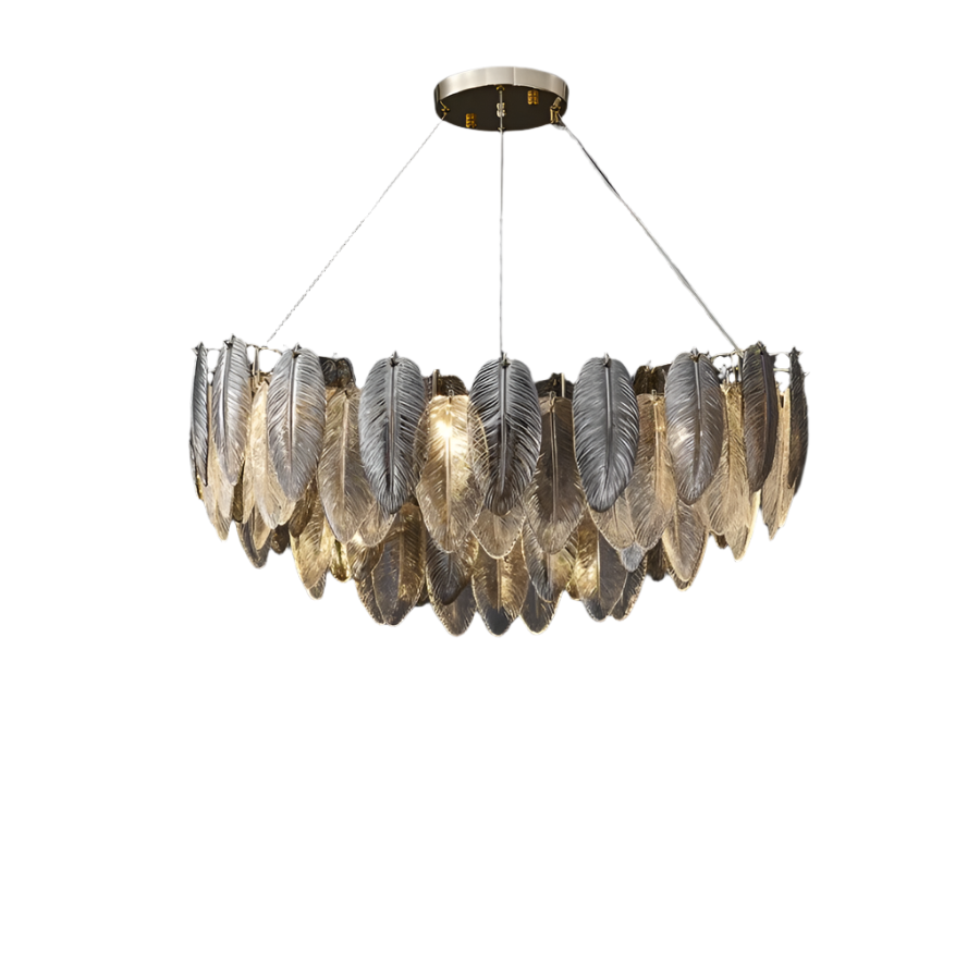 Glass chandelier - Aurelia House for dining room view 8