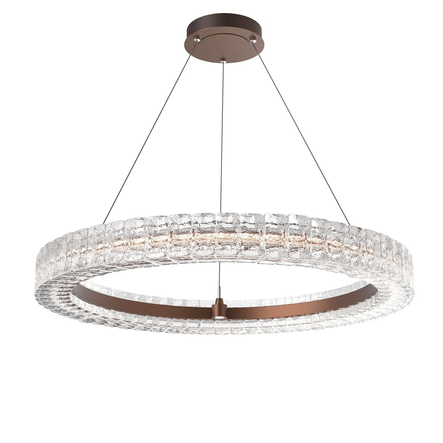 6-Light 36 in. LED Chandelier - Haven Arc for dining room view 5