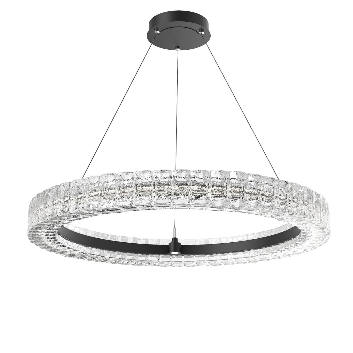6-Light 36 in. LED Chandelier - Haven Arc for dining room view 7