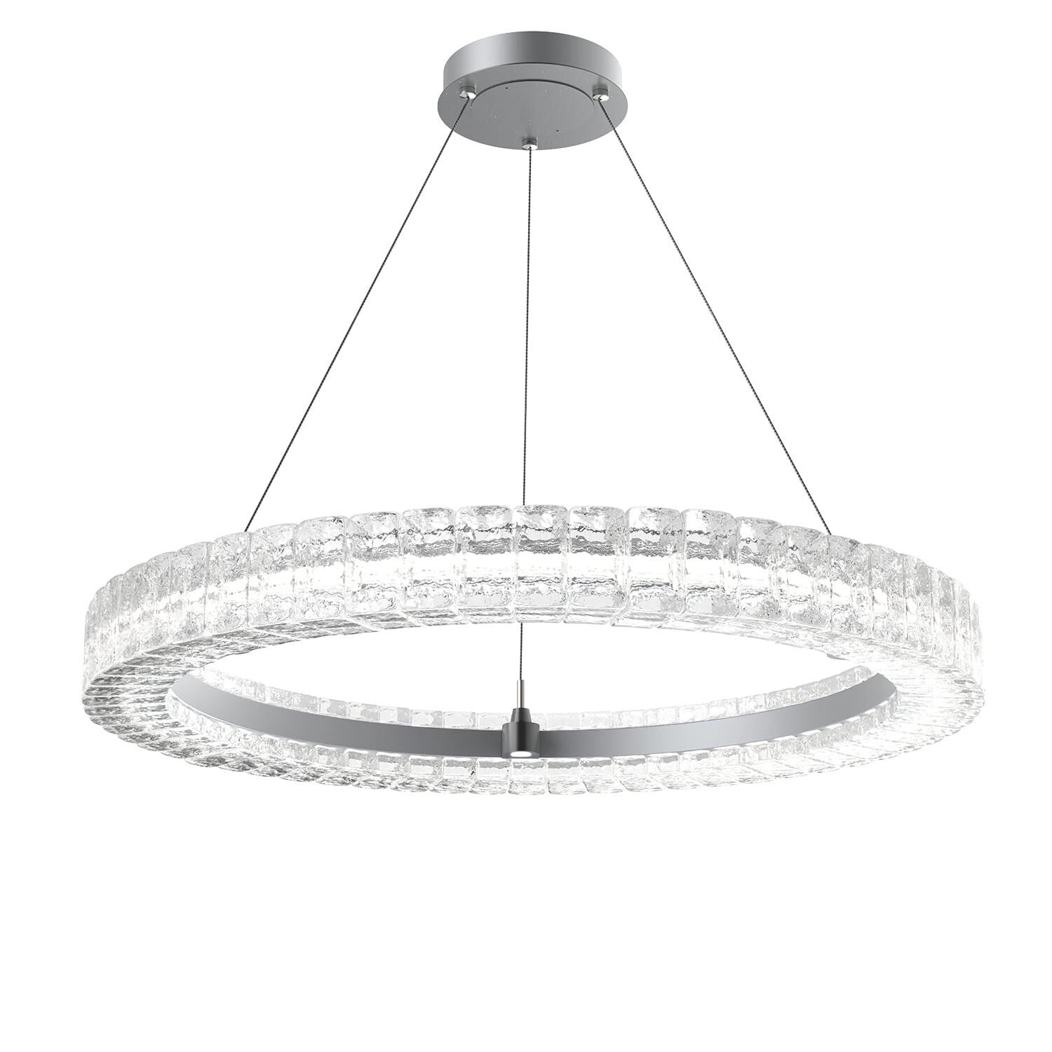 6-Light 36 in. LED Chandelier - Haven Arc for dining room view 2