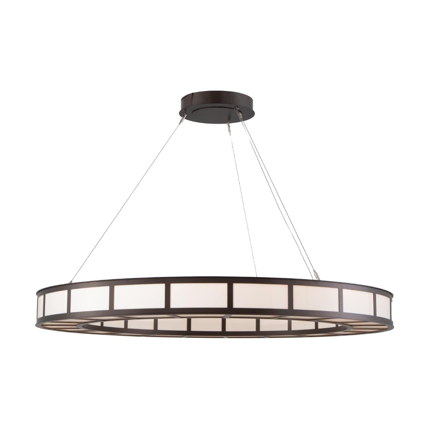 1-Light 47 in. LED Chandelier - Sabine Arc for dining room view 5