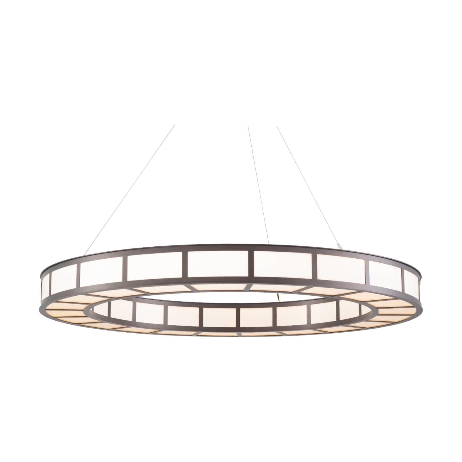 1-Light 47 in. LED Chandelier - Sabine Arc for dining room view 6