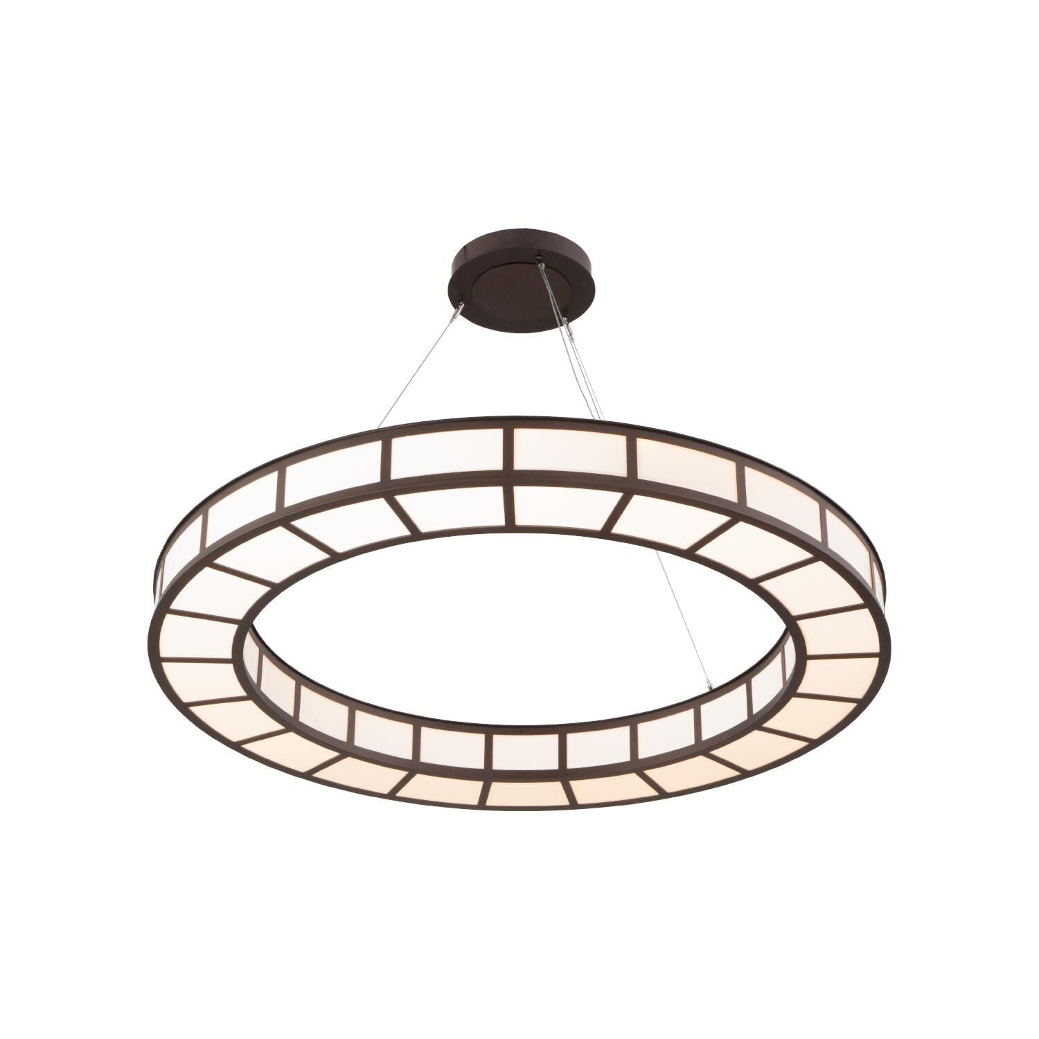 1-Light 47 in. LED Chandelier - Sabine Arc for dining room view 7