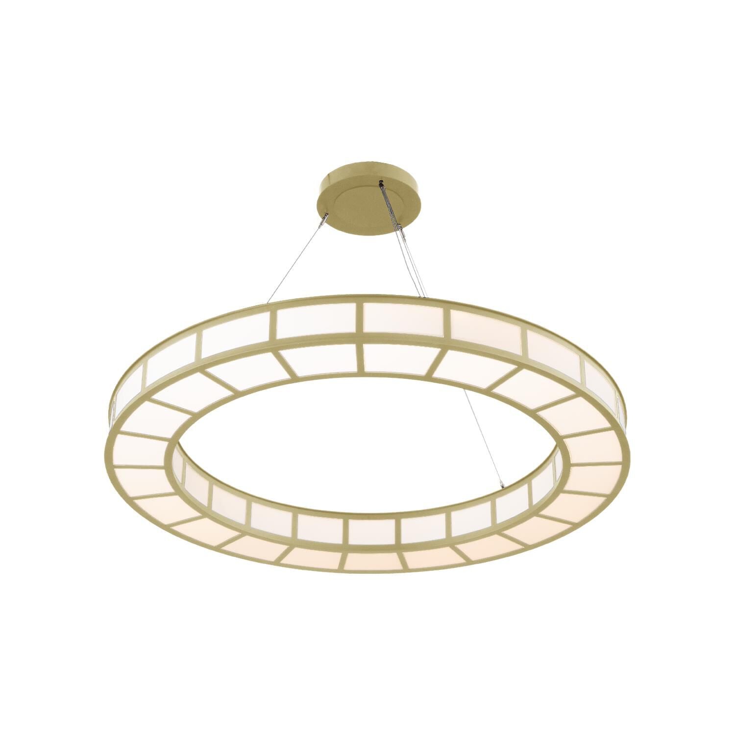 1-Light 47 in. LED Chandelier - Sabine Arc for dining room view 3