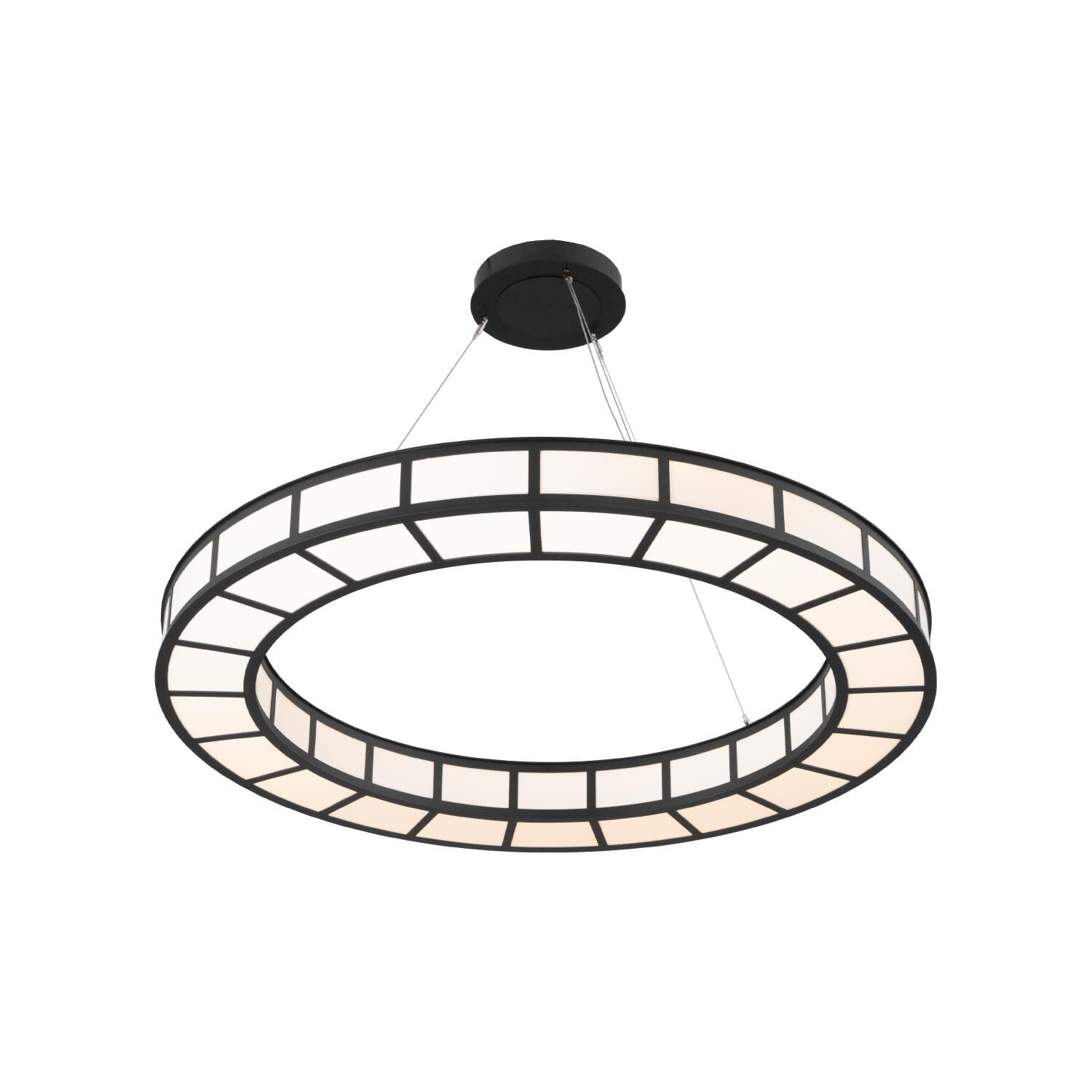 1-Light 47 in. LED Chandelier - Sabine Arc for dining room view 2