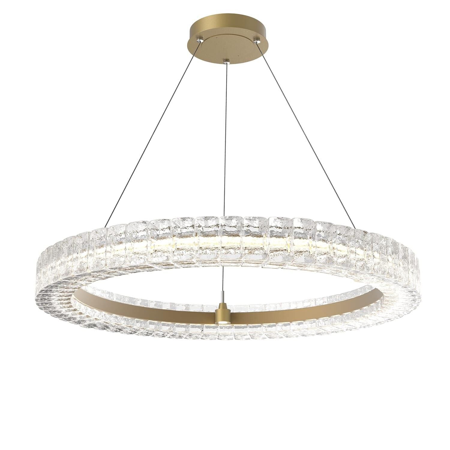 6-Light 36 in. LED Chandelier - Haven Arc for dining room view 3