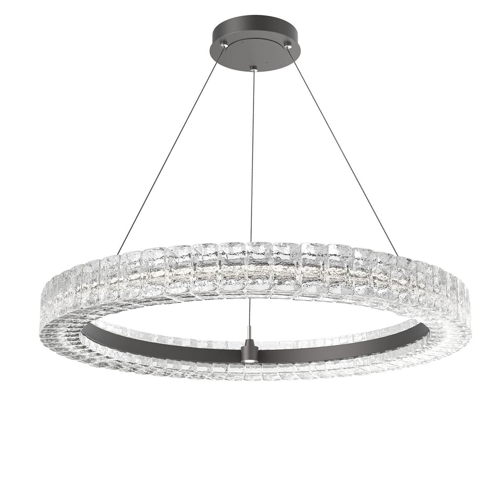 6-Light 36 in. LED Chandelier - Haven Arc for dining room view 1