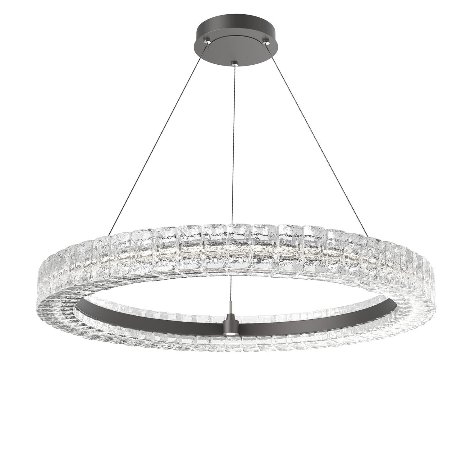 6-Light 36 in. LED Chandelier - Haven Arc for dining room view 1