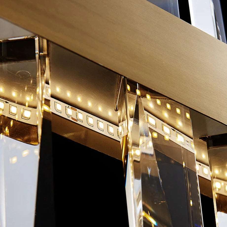 Clear Crystal chandelier - Hollis Court for dining room view 5