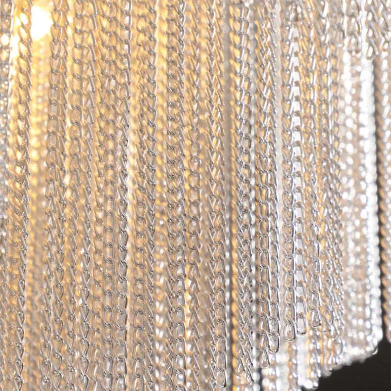 Steel chandelier - Viana Lane for dining room view 3