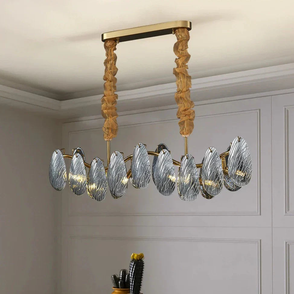 Glass chandelier - Nerea Lane for dining room view 1