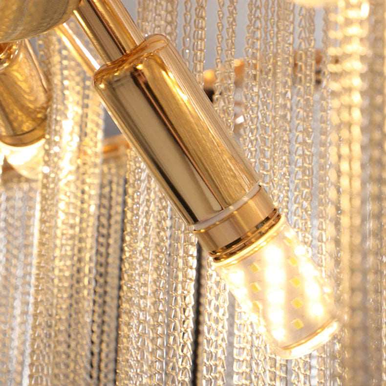 Steel chandelier - Viana Lane for dining room view 5