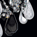 Renaissance Rock Crystal Chandelier, 8-Light, Etruscan Gold, Olivine And Smoke Topaz Clear Crystal, 26-1/2"W (3587-23OS M32Q9)