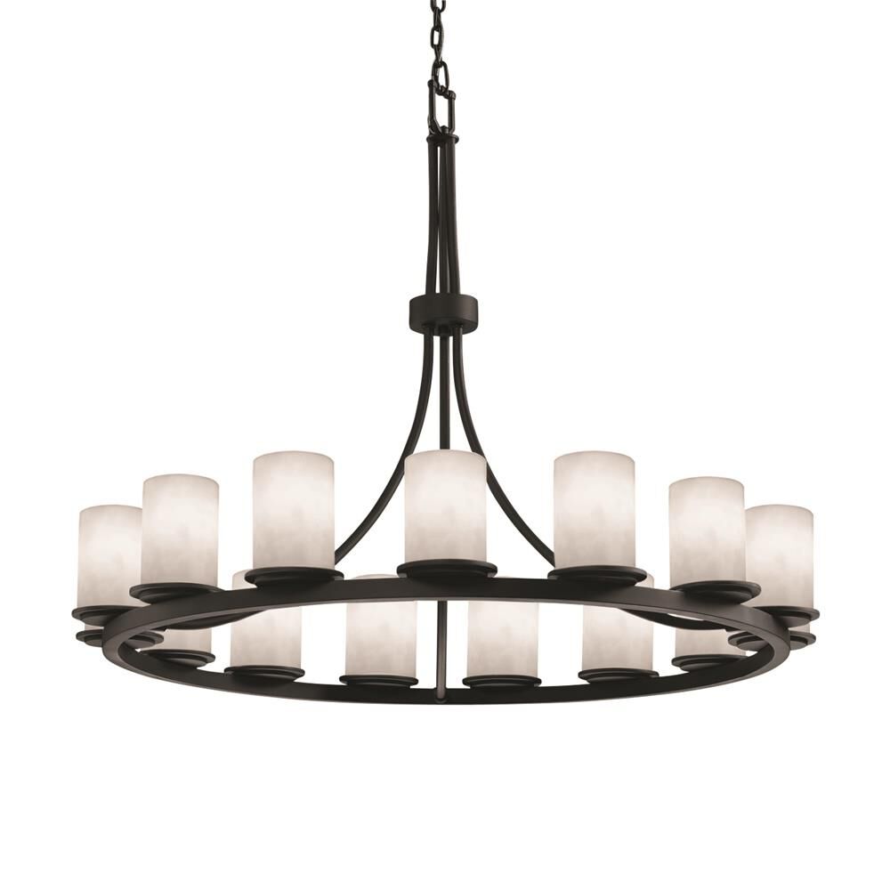 15-Light 42 in. LED Chandelier - Yule Crest for dining room view 1
