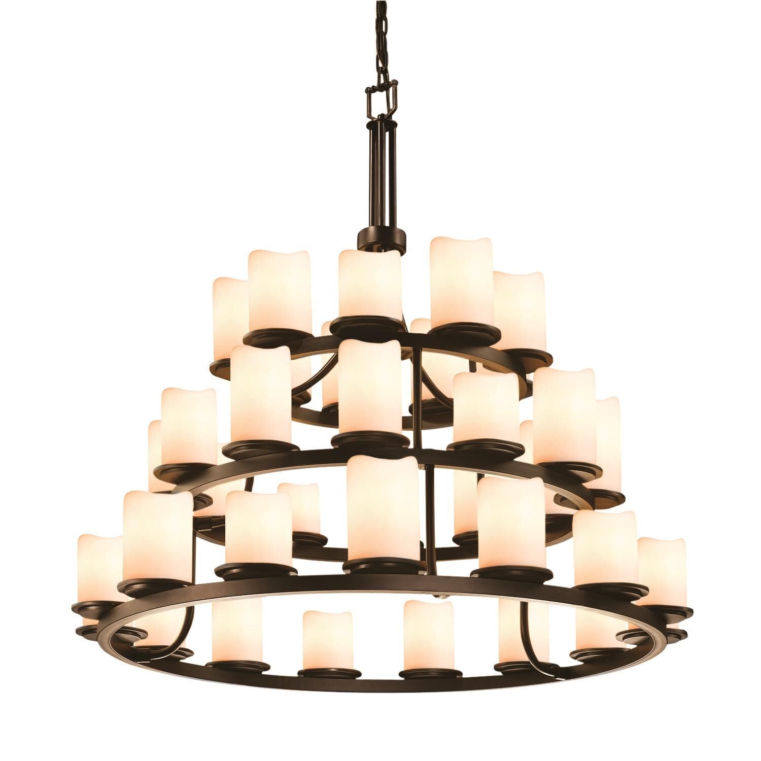 Candle chandelier - Nova Bloom for dining room view 1