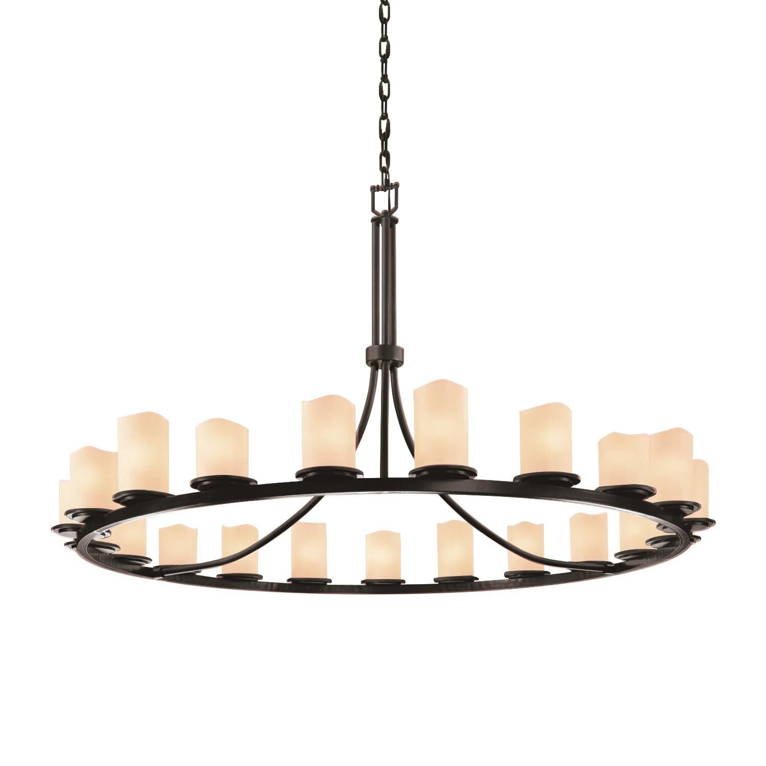 Round chandelier - Selene Crest for dining room view 2