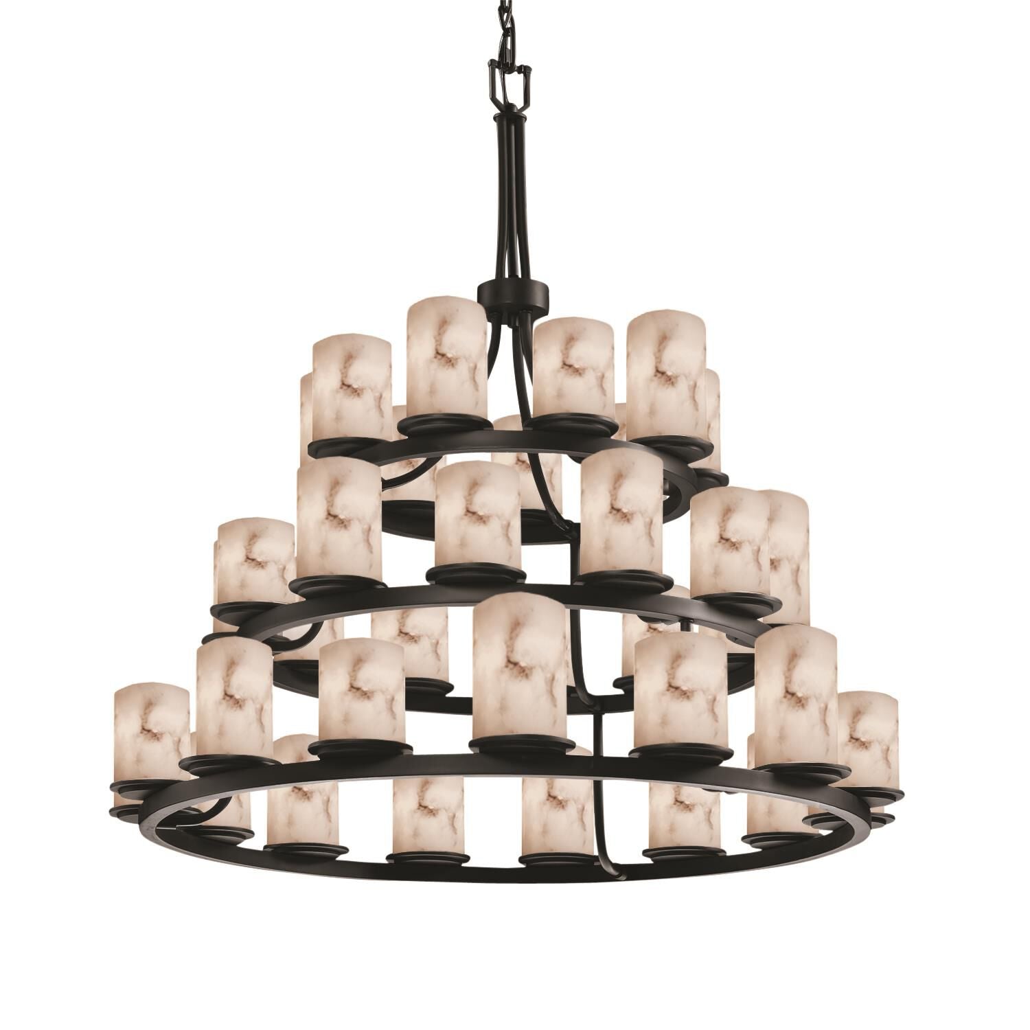 Round chandelier - Ivara Crest for dining room view 2