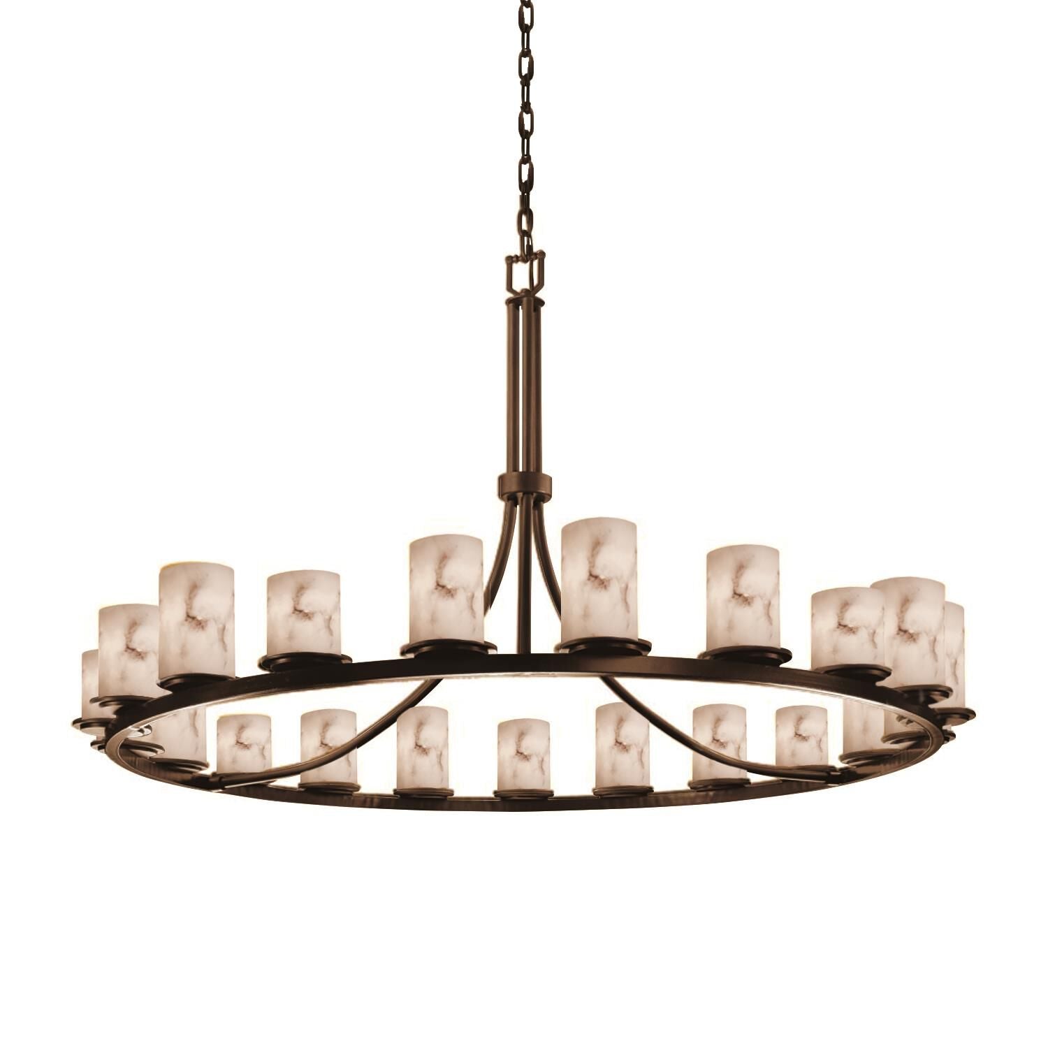 Round chandelier - Faye Crest for dining room view 1