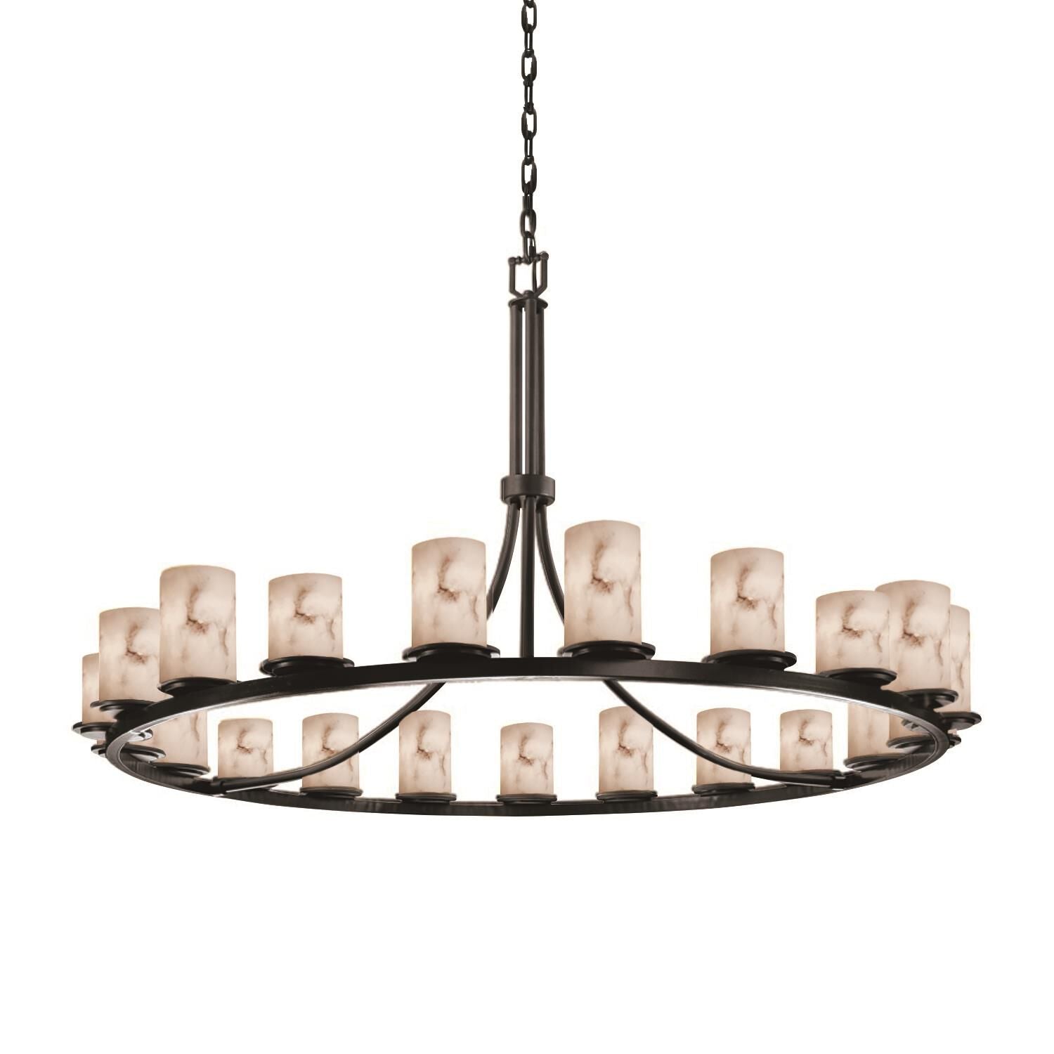 Round chandelier - Faye Crest for dining room view 2